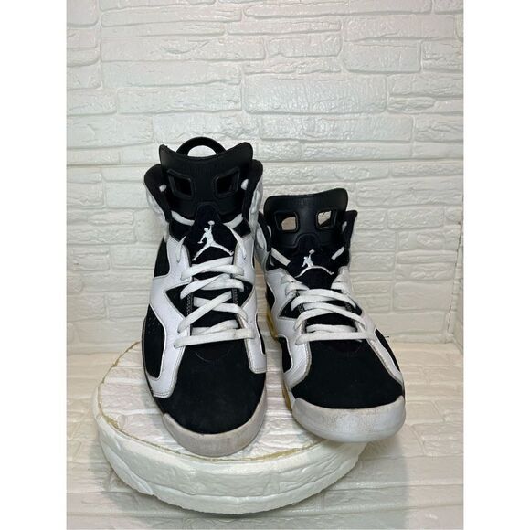 NIKE AIR JORDAN 6 RETRO (GS) WHITE-BLACK for men Size 11 OREO main image 6